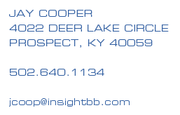 Contact Jay Cooper